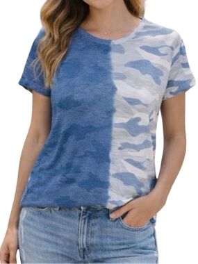 The Nu Vintage Split Camo Tee - Size Medium